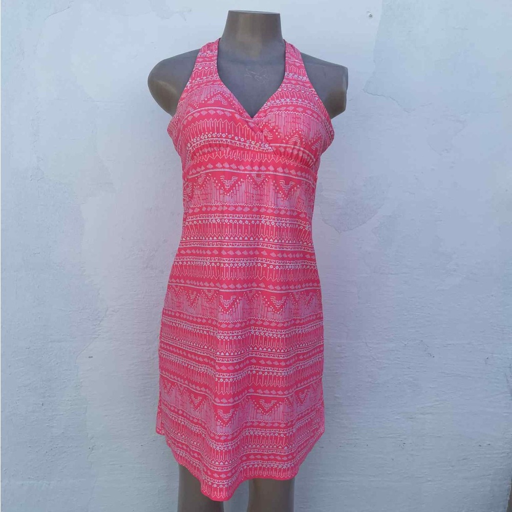 Vibrant Pink Halter Dress